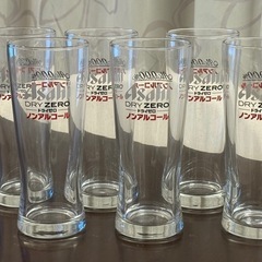 アサヒ DRY ZERO グラス 6個セットの画像