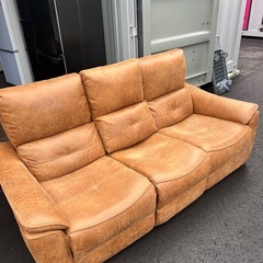 ⭐︎極美品/関家具 /３人掛け/北欧 /リクライニング電動ソファー /定価35万の画像
