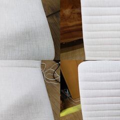 L23　ニトリ製　収納付き　ダイニング５点セットの画像