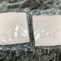 新品　未使用　未開封　枕パッド　枕カバー　ピンク　２点　セット　接触冷感の画像