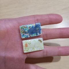 ⚠️0円出品⚠️コンセントカバー4つ(ハンドメイドの物)(インコ・猫)の画像