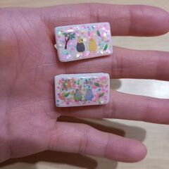 ⚠️0円出品⚠️コンセントカバー4つ(ハンドメイドの物)(インコ・猫)の画像