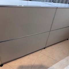 美品 USMハラー haller キャビネット ライトグレーの画像