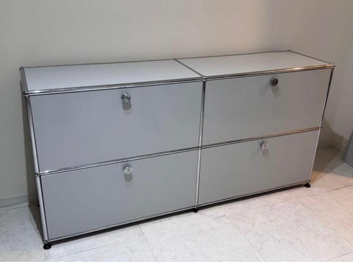 美品 USMハラー haller キャビネット ライトグレー