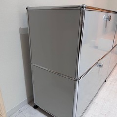 美品 USMハラー haller キャビネット ライトグレーの画像