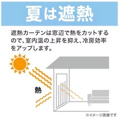 新品ニトリカーテン　　幅100×丈110cmの画像