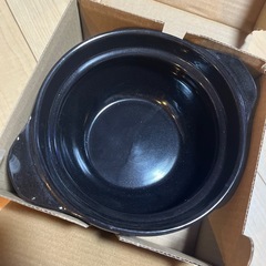 【新品】ふきこぼれにくい土鍋1人用の画像