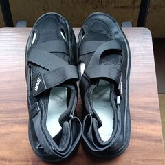 新品 25.5cm メンズ スニーカー ブラック 厚底 シューズ 普段着 識別番号:【N594-S】の画像