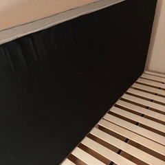 マットレス付き・シングルベッド（すのこ・ホワイト）の画像