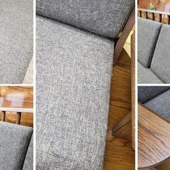 L26　葉山家具取り扱い　木枠　トリプルソファの画像