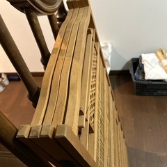 衝立 和風 パーテーション 間仕切り おしゃれ パーティション 折りたたみ 4連 屏風 和モダン 簾屏風 木製 天然木 夏屏風 高級 国産 日本製 古民家家具 旅館 ホテル 飲食店の画像