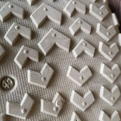 新品 25.5cm メンズ スニーカー ブラウン 厚底 シューズ 普段着 識別番号:【N595-S】の画像