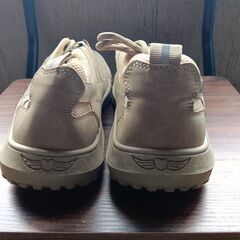 新品 25.5cm メンズ スニーカー ブラウン 厚底 シューズ 普段着 識別番号:【N595-S】の画像