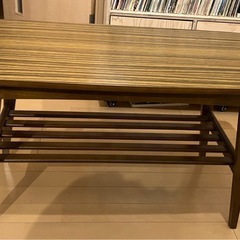 カリモク　ローテーブル　センターテーブル　コーヒーテーブル　引き取り限定の画像