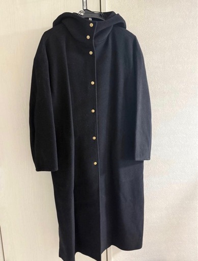 yori フードロングコートクリーニング済ヨリ完売品machatt