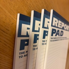 レポートパッド　コクヨB5の画像