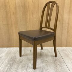 【飛騨産業】HIDA キツツキ　ダイニングチェア　椅子　革張りの画像