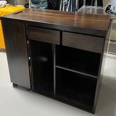 【お取引中】デスク (ウォルナット)の画像