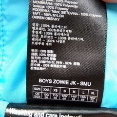 BURTON　バートン　スノーボードウェア　子ども用　140　レッド色の画像