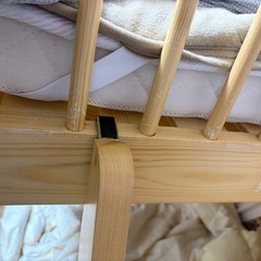 2段ベッド ロータイプ 高さ135cm 省スペース セミシングルの画像