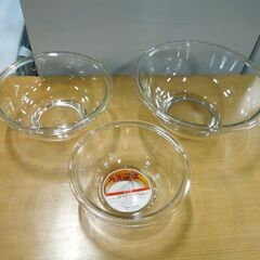 長期保管品 PYREX 耐熱ガラス ボール3点 2WAYポット まとめて パイレックス 食器 調理器具 岩城硝子 札幌市 新道東店の画像