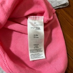 70サイズ 長袖ロンパース 4枚セット の画像