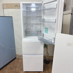 I603 🌈 ジモティー限定価格！ 2022年製の高年式♪ Haier 冷蔵庫 (335L) リネンホワイト ⭐ 動作確認 ⭐ クリーニング済の画像