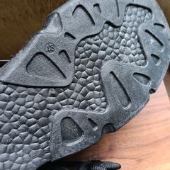 新品 26.5cm メンズ スニーカー ブラック 厚底 シューズ 普段着 識別番号:【N597-S】の画像