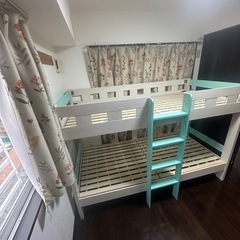 【2段ベッド】クリーニング済【管理番号12112】金の画像