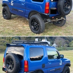 スズキ ジムニーJB23W リフトアップ平成16年105000km 車検09年12月まで !.オートマ ターボ 4WD CD DVD ナビほぼ錆び無し 乗って帰れます の画像