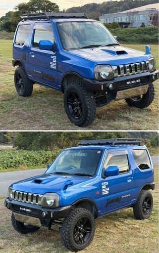 スズキ ジムニーJB23W リフトアップ平成16年105000km 車検09年12月まで