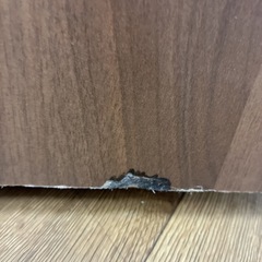 S130 ⭐ ワイエムワールド レンジ台 キッチンカウンター ブラウン 幅88cm USEDの画像