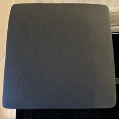 3人がけL字ソファの背もたれなし部分のみの画像