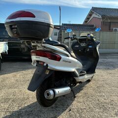 【即乗りok】ヤマハ マジェスティ SG03J ホワイト リアボックス付きの画像