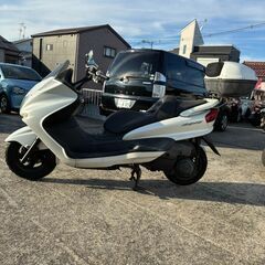 【即乗りok】ヤマハ マジェスティ SG03J ホワイト リアボックス付きの画像