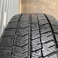 No.191スタッドレスタイヤ195/60/15 5H PCD114.3 アルミホイール付4本セットの画像