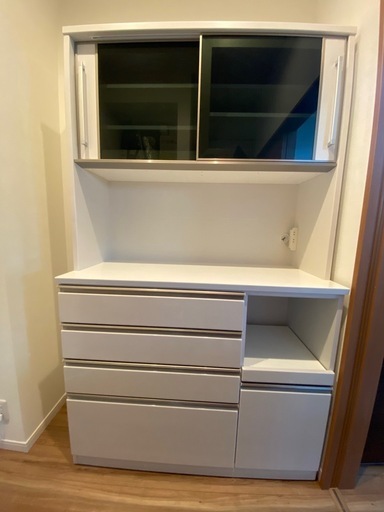 食器棚 キッチンボード　120　メビウス　MEVIUS 食器棚 キッチンボード120メビウスMEVIUS (nanaka) 川西の収納家具