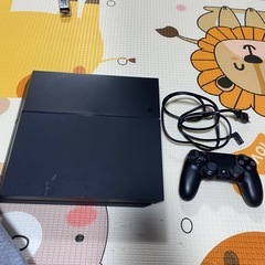 PlayStation 4 本体 ブラック コントローラー付きの画像