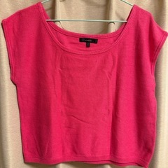 rienda（リエンダ）クロップドニットトップスの画像