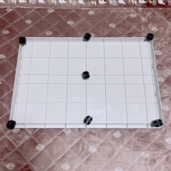 アイリスオーヤマ ペットケージ サークル キャスター付 の画像