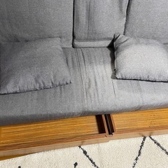 【0円　商談中　配送相談ok 】3人掛けのソファ　の画像