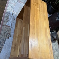 カウンター下収納オープンラック手作り1の画像