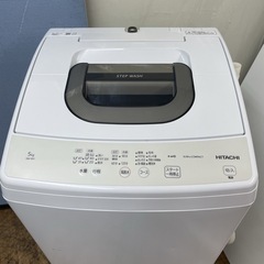 R709 ☀️ 2023年製の高年式♪ HITACHI 洗濯機（洗濯5.0㎏) NW-50J ⭐ 動作確認済 ⭐ クリーニング済の画像