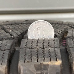 No.192スタッドレスタイヤ215/55/17  5H PCD114.3 アルミホイール付4本セットの画像