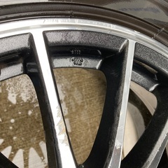 No.192スタッドレスタイヤ215/55/17  5H PCD114.3 アルミホイール付4本セットの画像