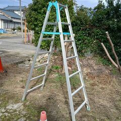 ホクセイ 日軽 HSK-21 ハシゴ はしご はしご兼用脚立 S型脚立 脚立 足場 の画像