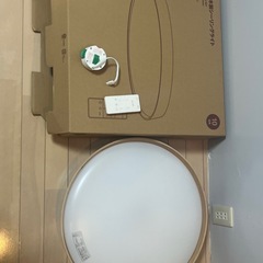 無印良品ＬＥＤ木製シーリングライト　調光調色機能付　１０畳 の画像