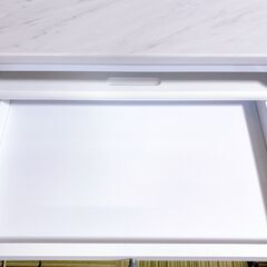 M610  LOWYA コンパクトデスク  スライドテーブル 引き出し付き マーブルホワイトの画像