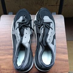 新品 27cm メンズ スニーカー ブラック 厚底 シューズ 普段着 識別番号:【N601-S】の画像