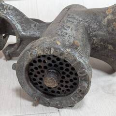 ミートチョッパー ALPS 手動式 調理器具 アンティーク レトロ 当時物の画像